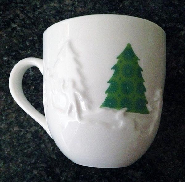 Starbuck's Christmas tree mug