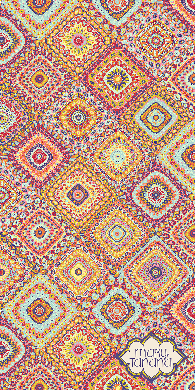 Granny's Millefiori Quilt by Mary Tanana © 2014