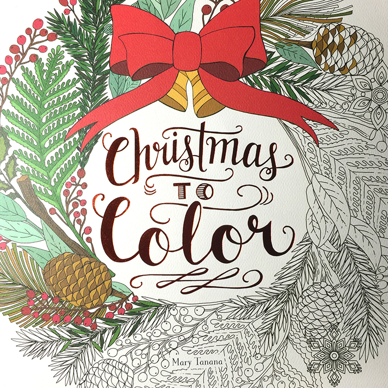Christmas to color-Mary Tanana-Groovity Designs